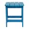 Flash Furniture Charlestown All-Weather Poly Resin Wood Adirondack Side Table in Blue JJ-T14001-BLU-GG - alternate 4